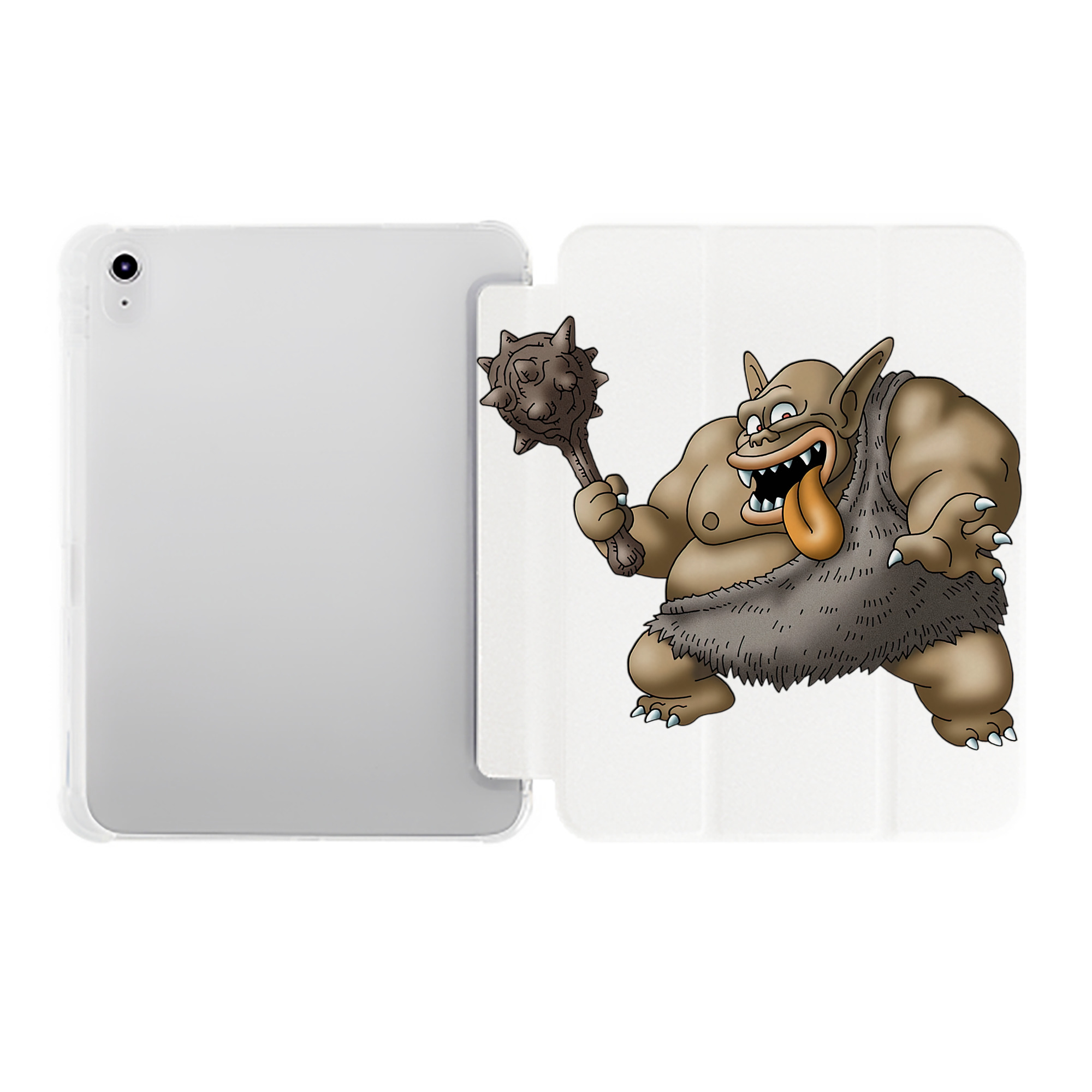 （画像用） ドラゴンクエスト Doragon Kuesuto Dragon Quest IPad ケース ペン収納付き 三つ折りスタンド PUレザー×シリコン 対応機種9.5/10.5/10.9インチ